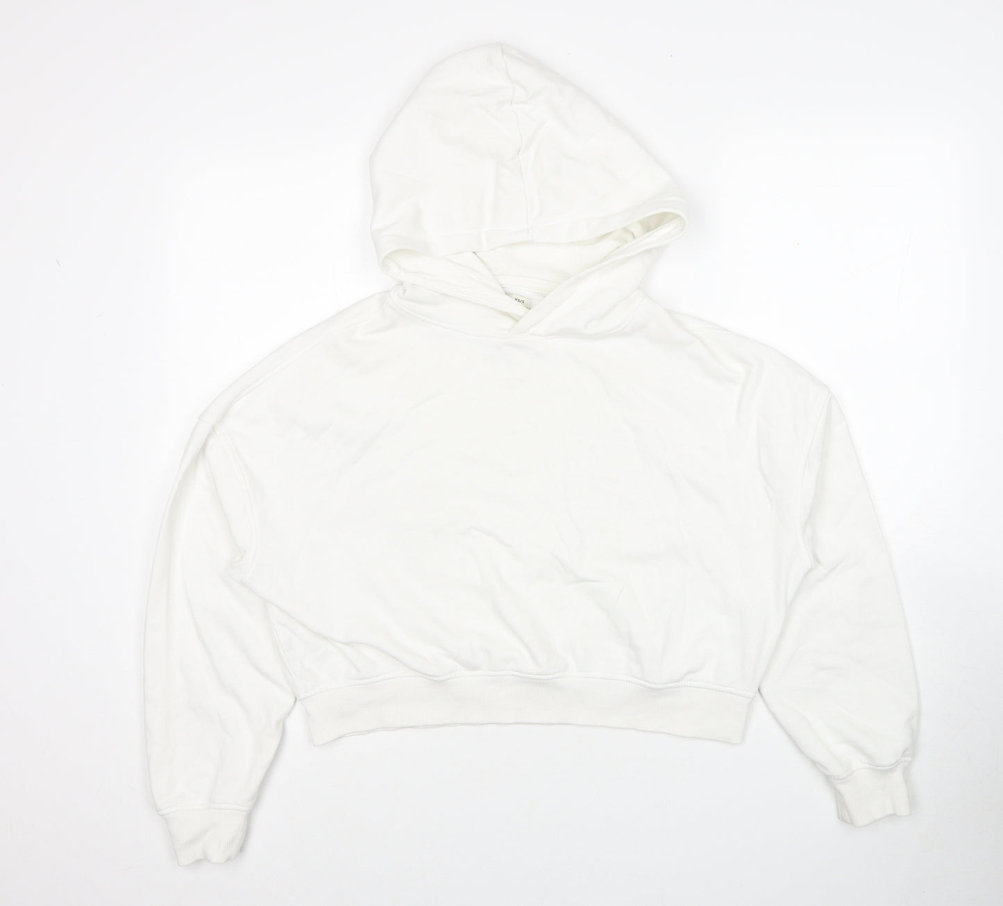 House Brand Womens White Cotton Pullover Hoodie Size XS Pullover - Size XS-S