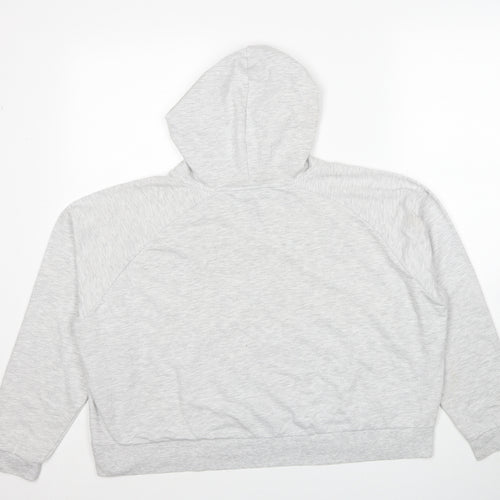 Nickelodeon Womens Grey Cotton Pullover Hoodie Size 14 Pullover - Class of 1990 Rugrats Size 14-16