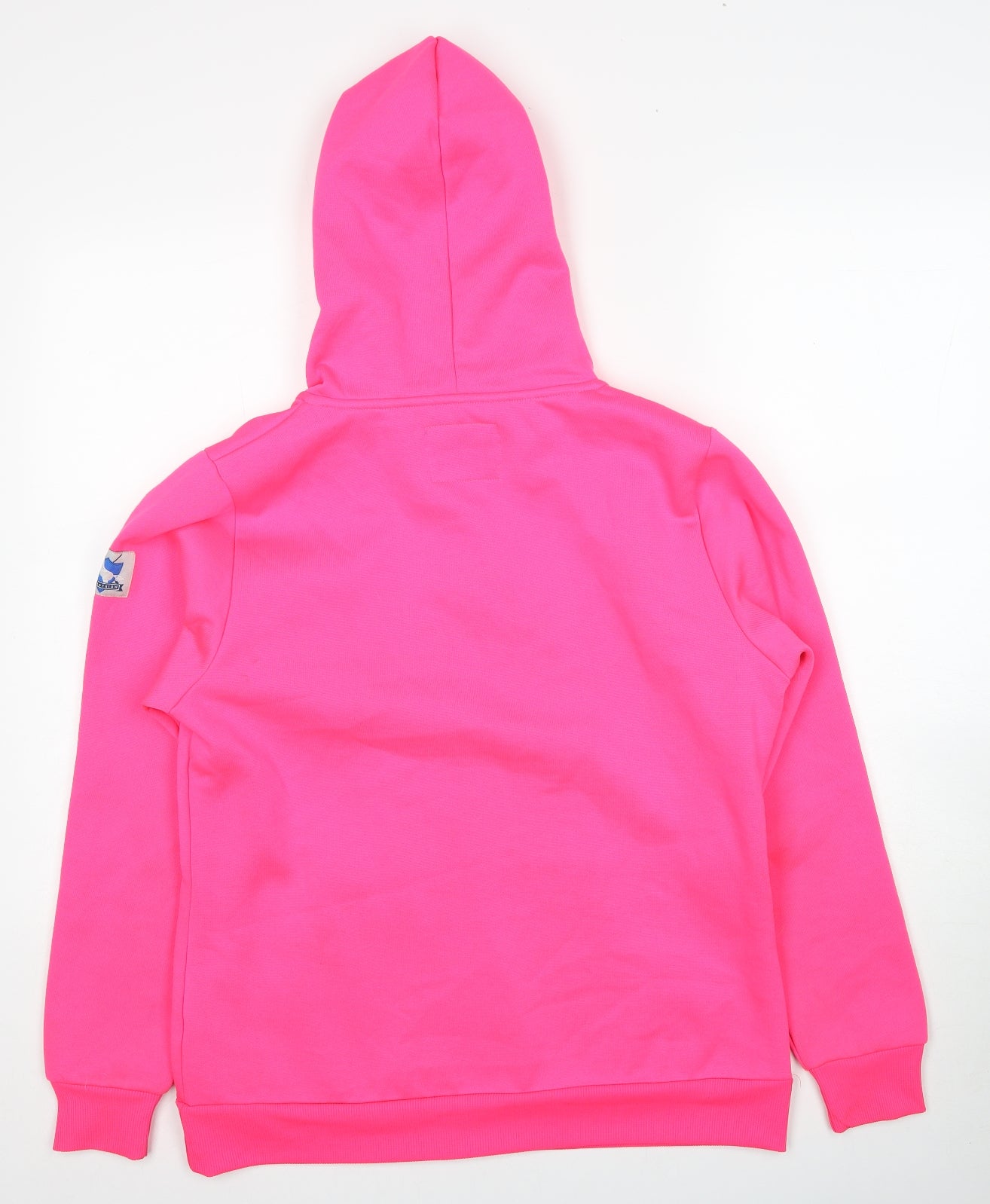 Crane Womens Pink Polyester Full Zip Hoodie Size M Zip