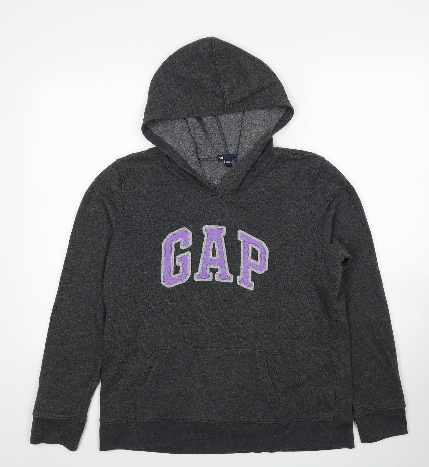 Gap Womens Grey Cotton Pullover Hoodie Size M Pullover