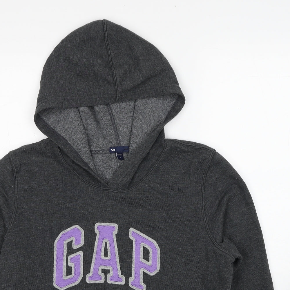 Gap Womens Grey Cotton Pullover Hoodie Size M Pullover