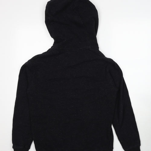AllSaints Mens Black Cotton Full Zip Hoodie Size S