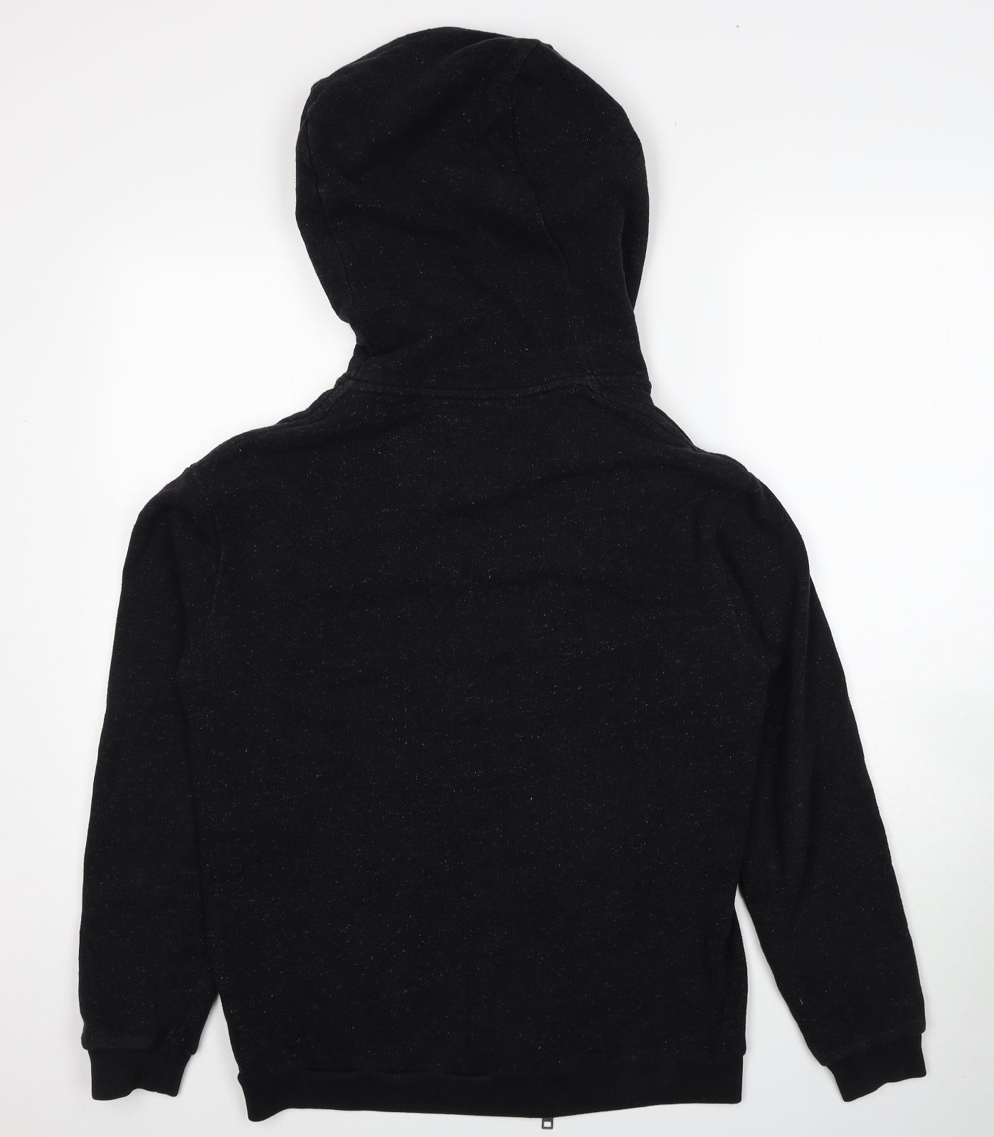 AllSaints Mens Black Cotton Full Zip Hoodie Size S