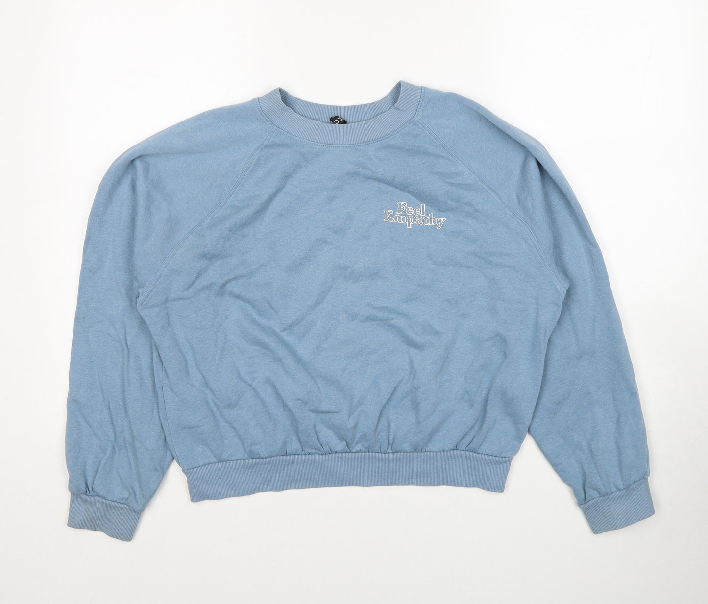 Divided by H&M Womens Blue Cotton Pullover Sweatshirt Size M Pullover - Feel Empathy