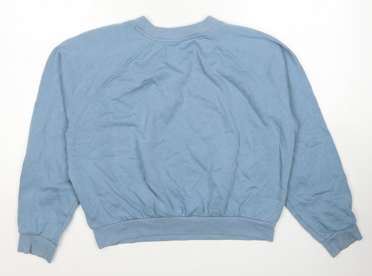 Divided by H&M Womens Blue Cotton Pullover Sweatshirt Size M Pullover - Feel Empathy