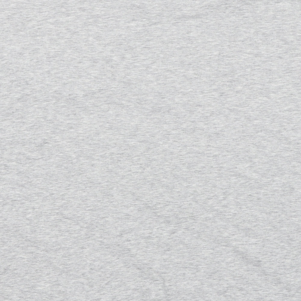 H&M Womens Green Cotton Pullover Sweatshirt Size L Pullover - Cherry Detail