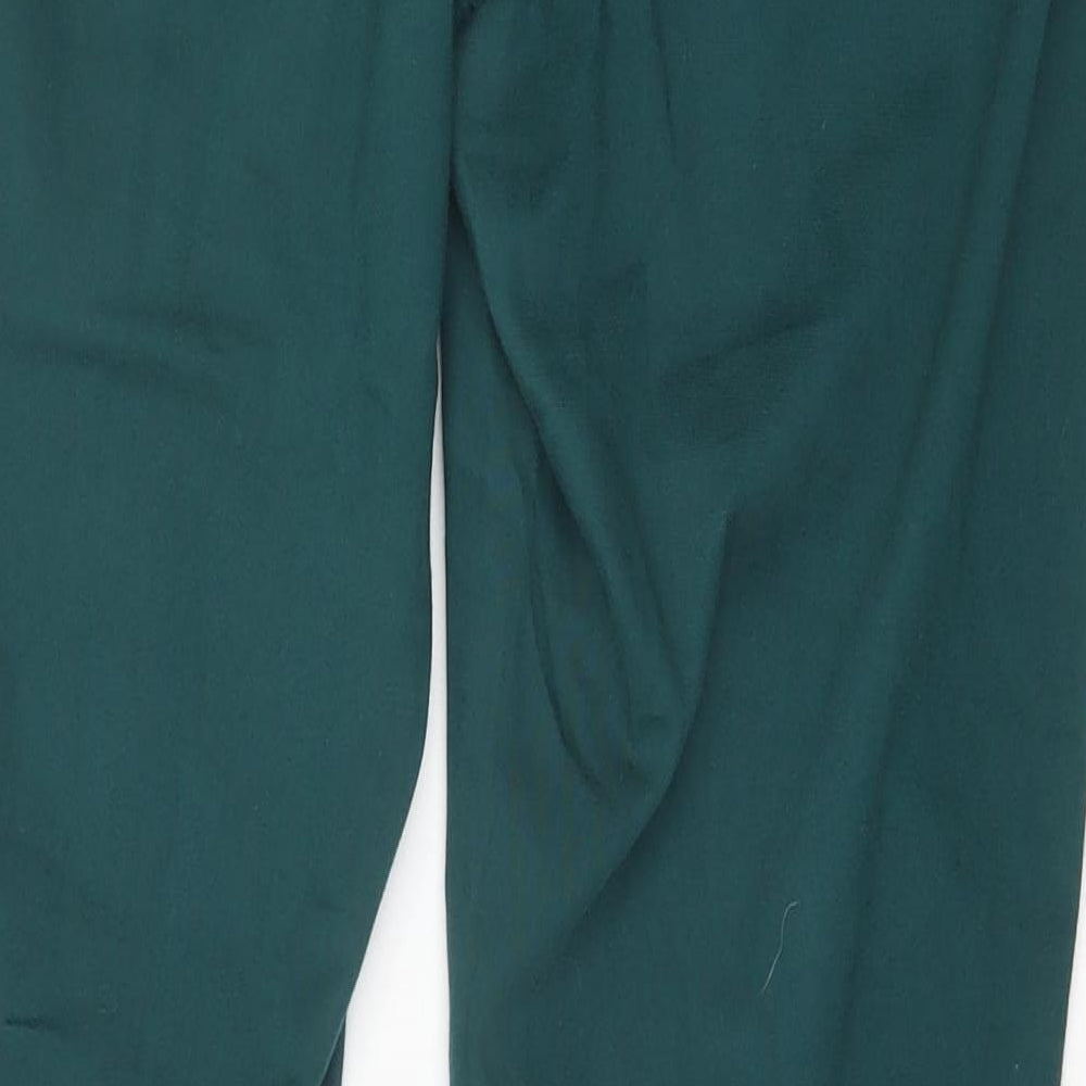 NEXT Womens Green Cotton Skinny Jeans Size 12 Slim Zip