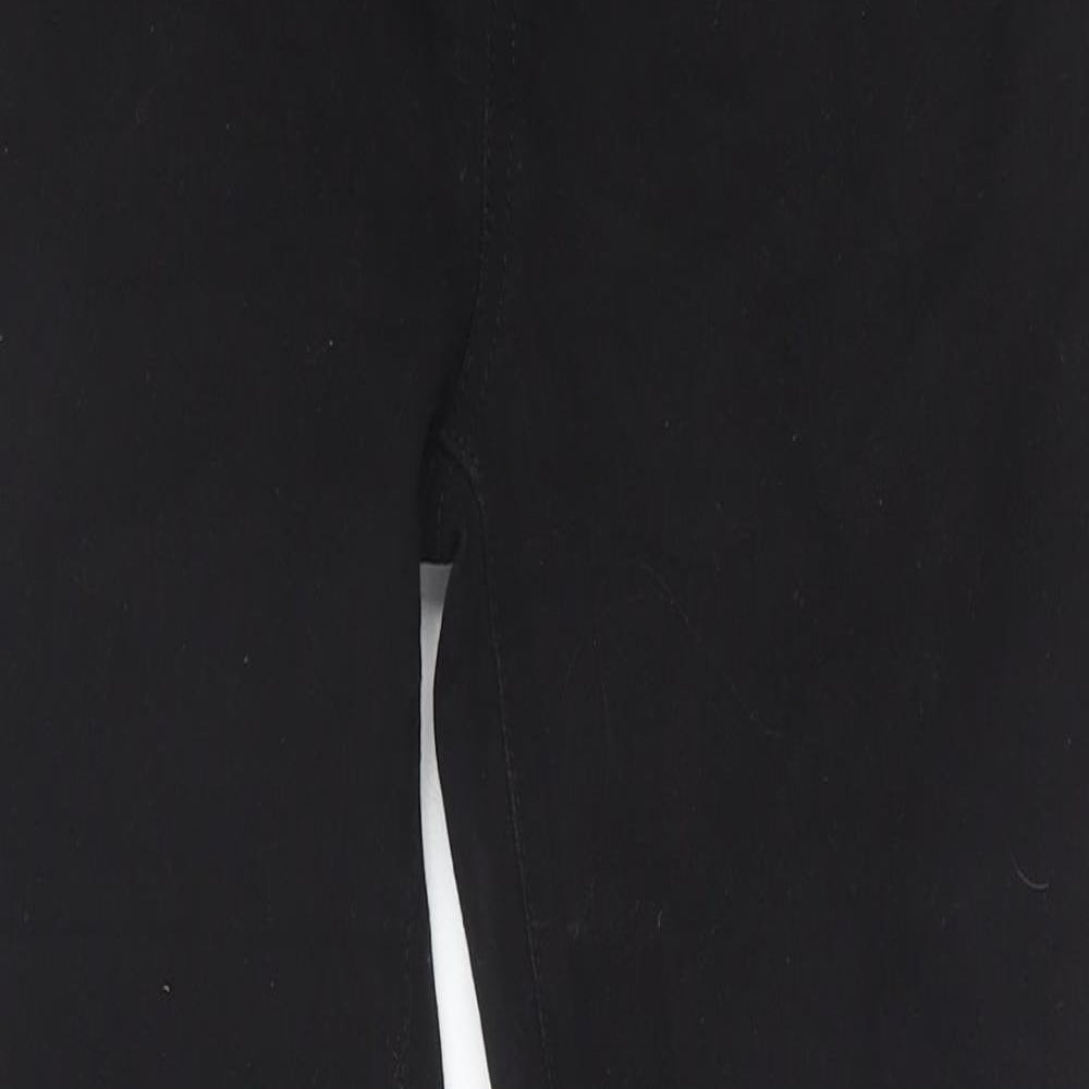 George Womens Black Cotton Jegging Trousers Size 10 Regular