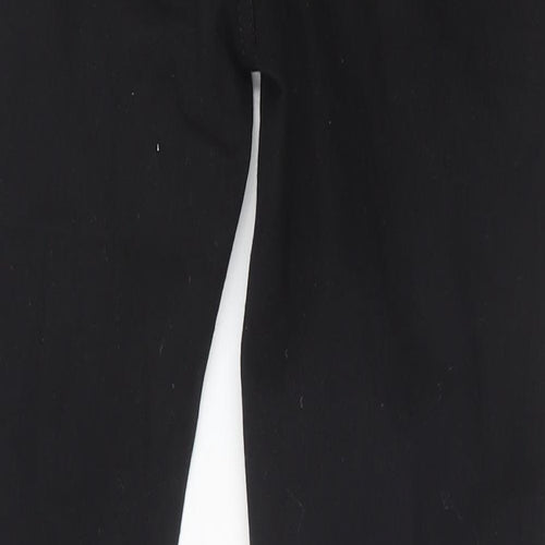 George Womens Black Cotton Jegging Trousers Size 10 Regular