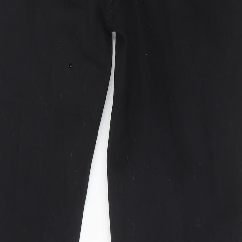 George Womens Black Cotton Jegging Trousers Size 10 Regular