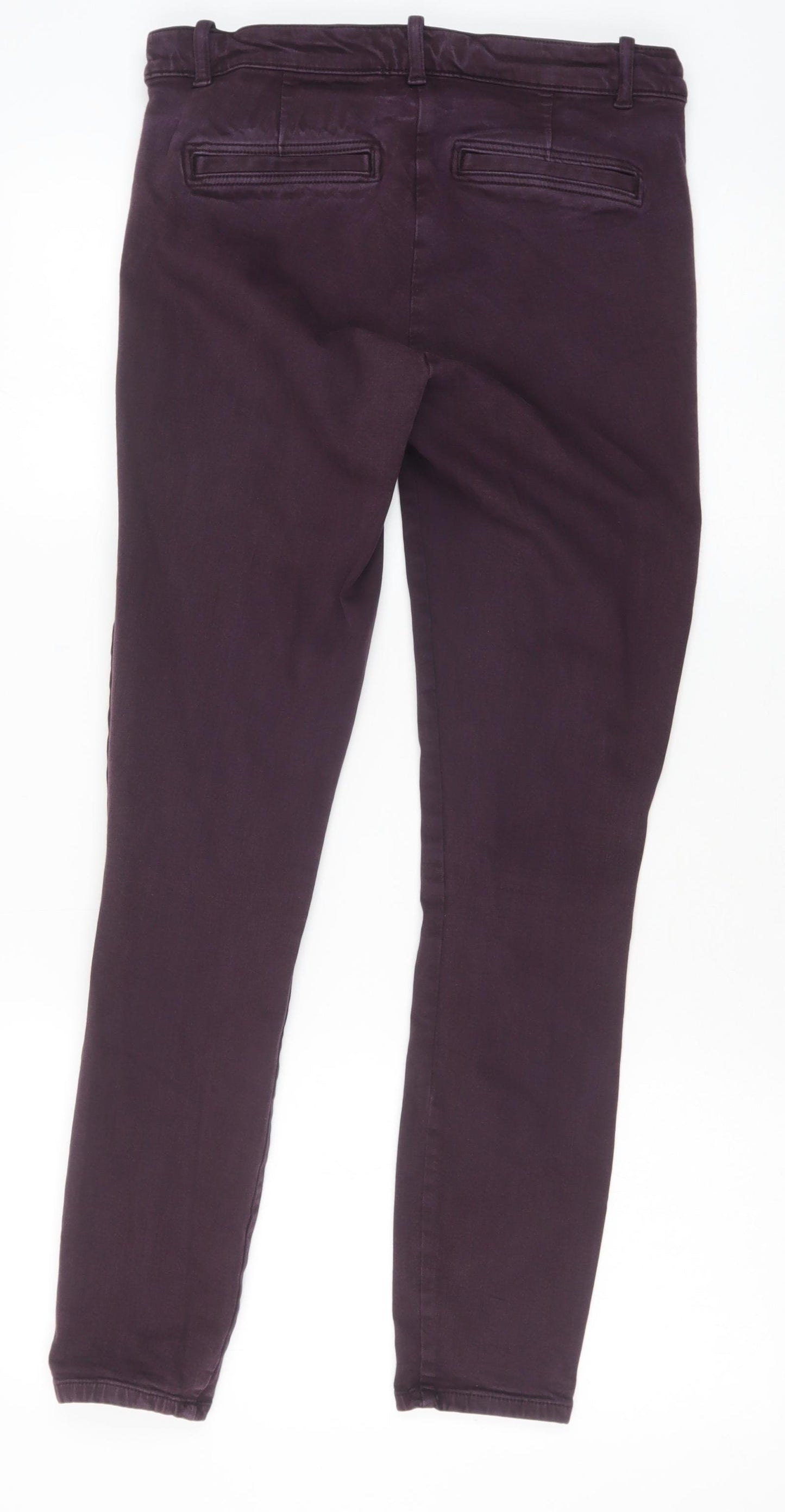 Gap Womens Purple Cotton Skinny Jeans Size 8 Regular Zip