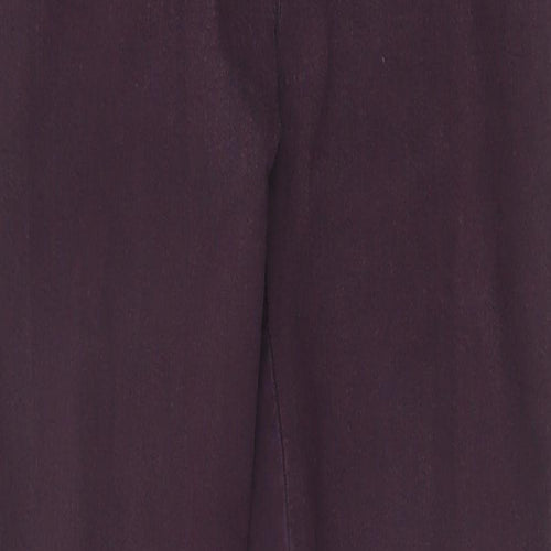 Gap Womens Purple Cotton Skinny Jeans Size 8 Regular Zip