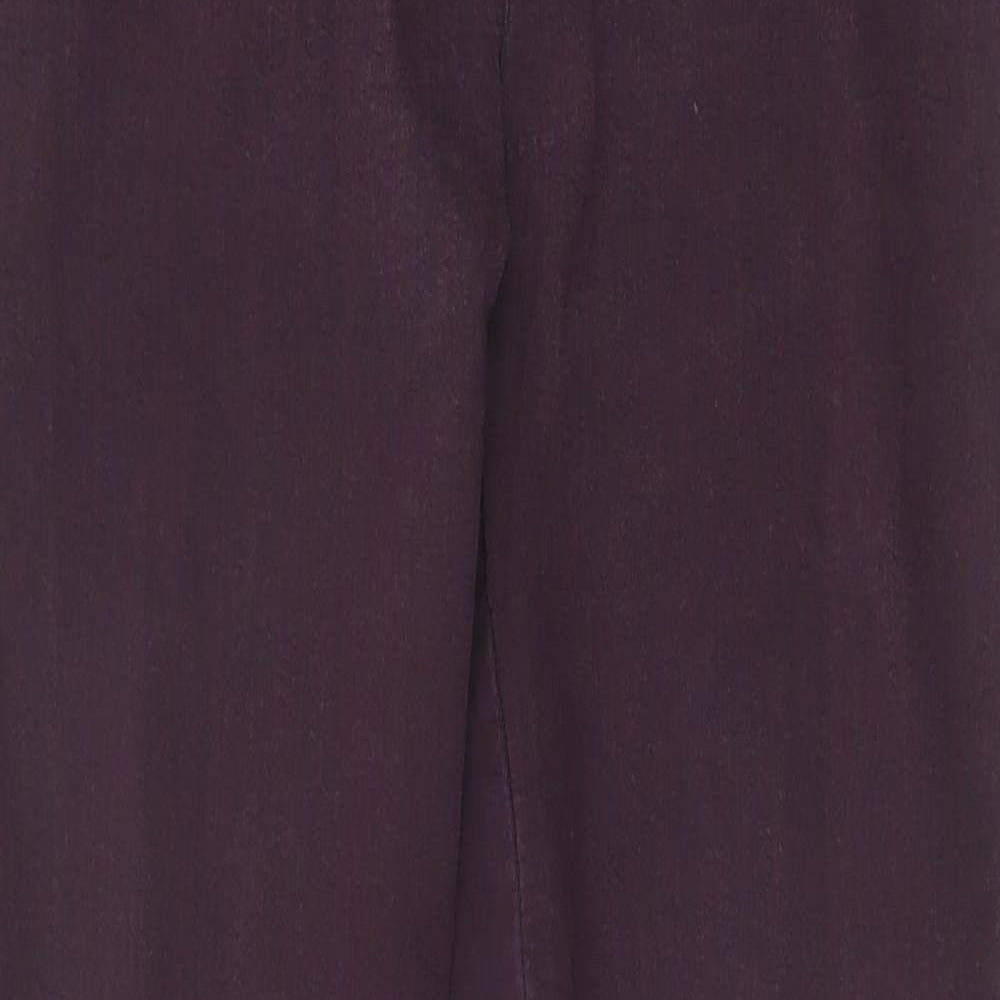 Gap Womens Purple Cotton Skinny Jeans Size 8 Regular Zip
