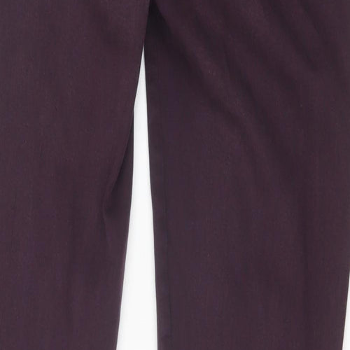 Gap Womens Purple Cotton Skinny Jeans Size 8 Regular Zip