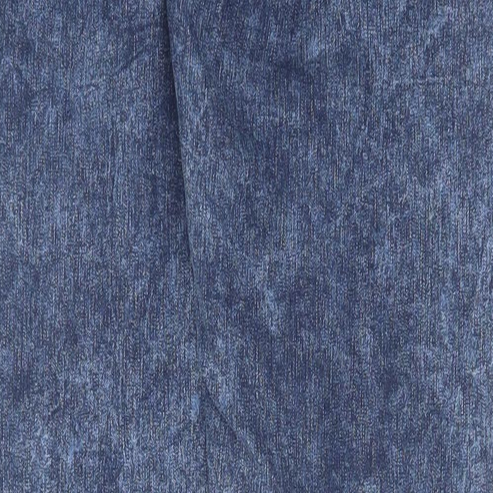 George Womens Blue Cotton Jegging Trousers Size 12 Regular