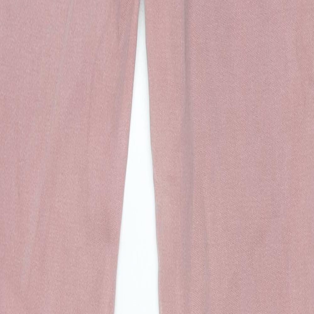 Miso Womens Pink Cotton Skinny Jeans Size 8 Extra-Slim Zip