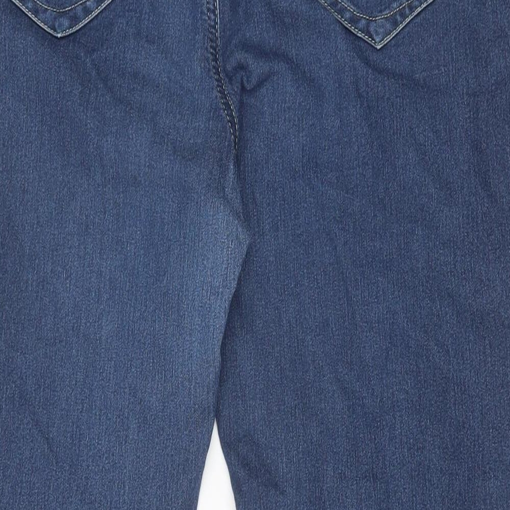 TU Womens Blue Cotton Jegging Trousers Size 18 Regular