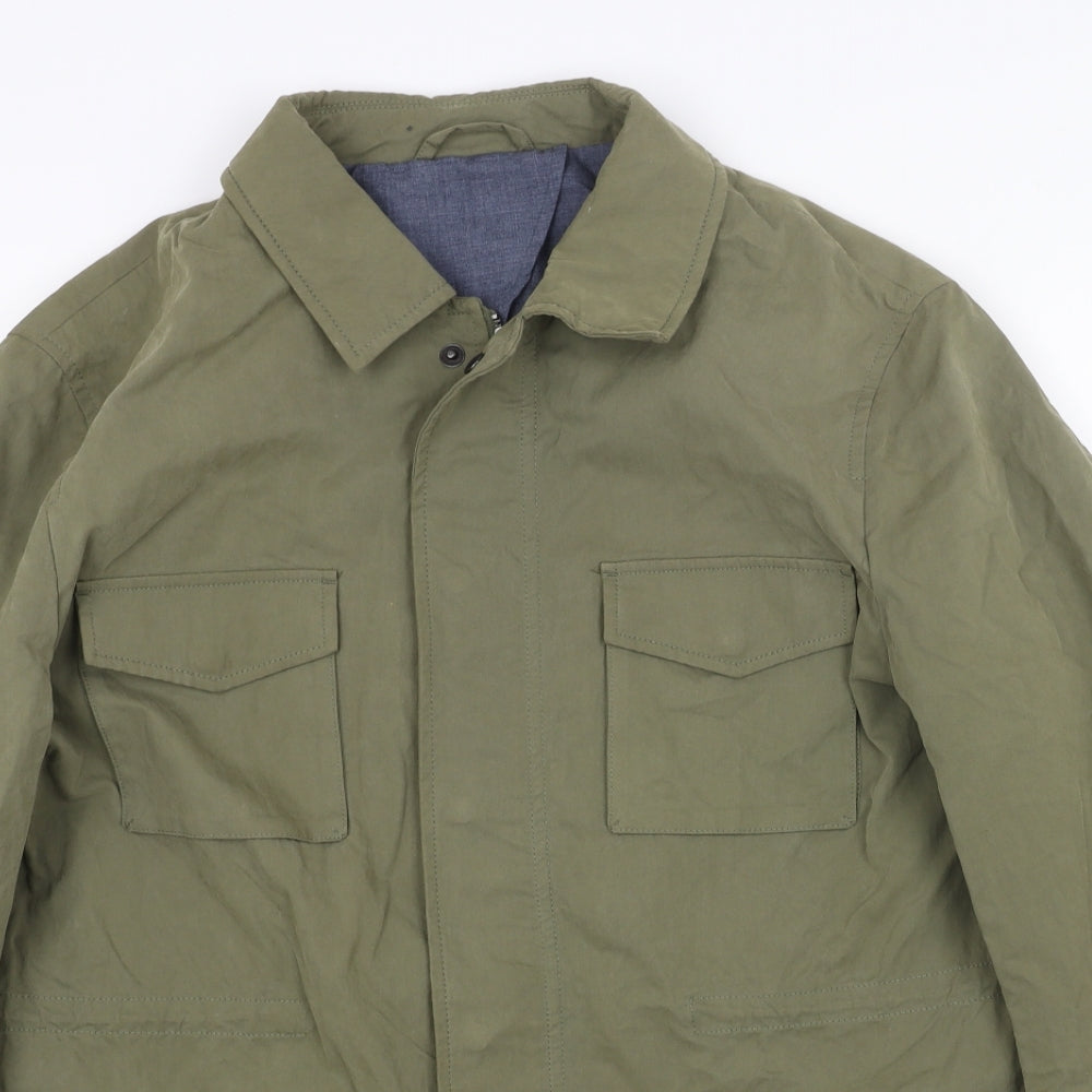 Preworn Mens Green Jacket Size XL Button