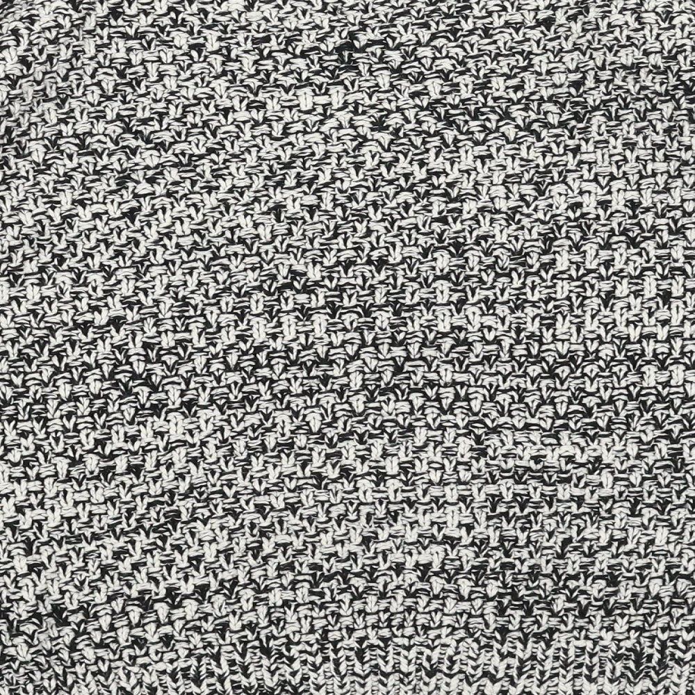 H&M Womens Grey Round Neck Cotton Pullover Jumper Size S