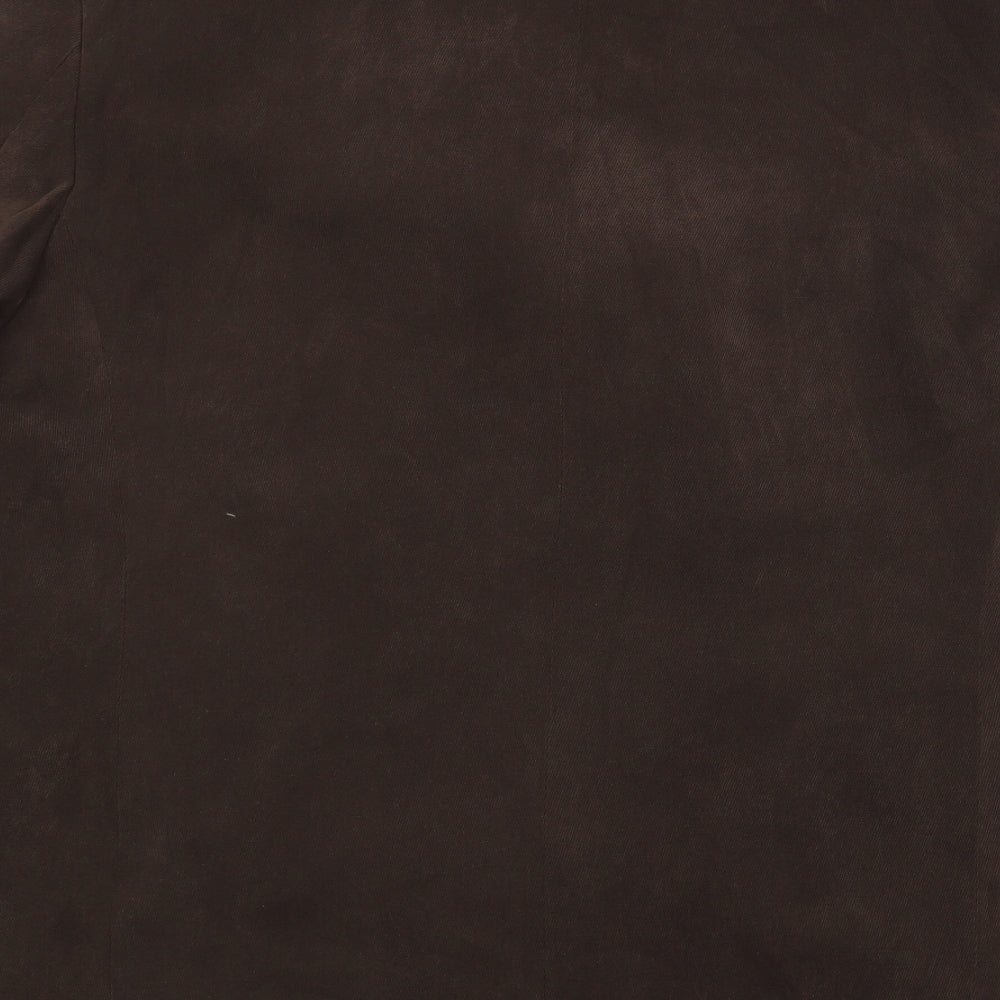 Marks and Spencer Mens Brown Polyester Jacket Blazer Size 44 Regular