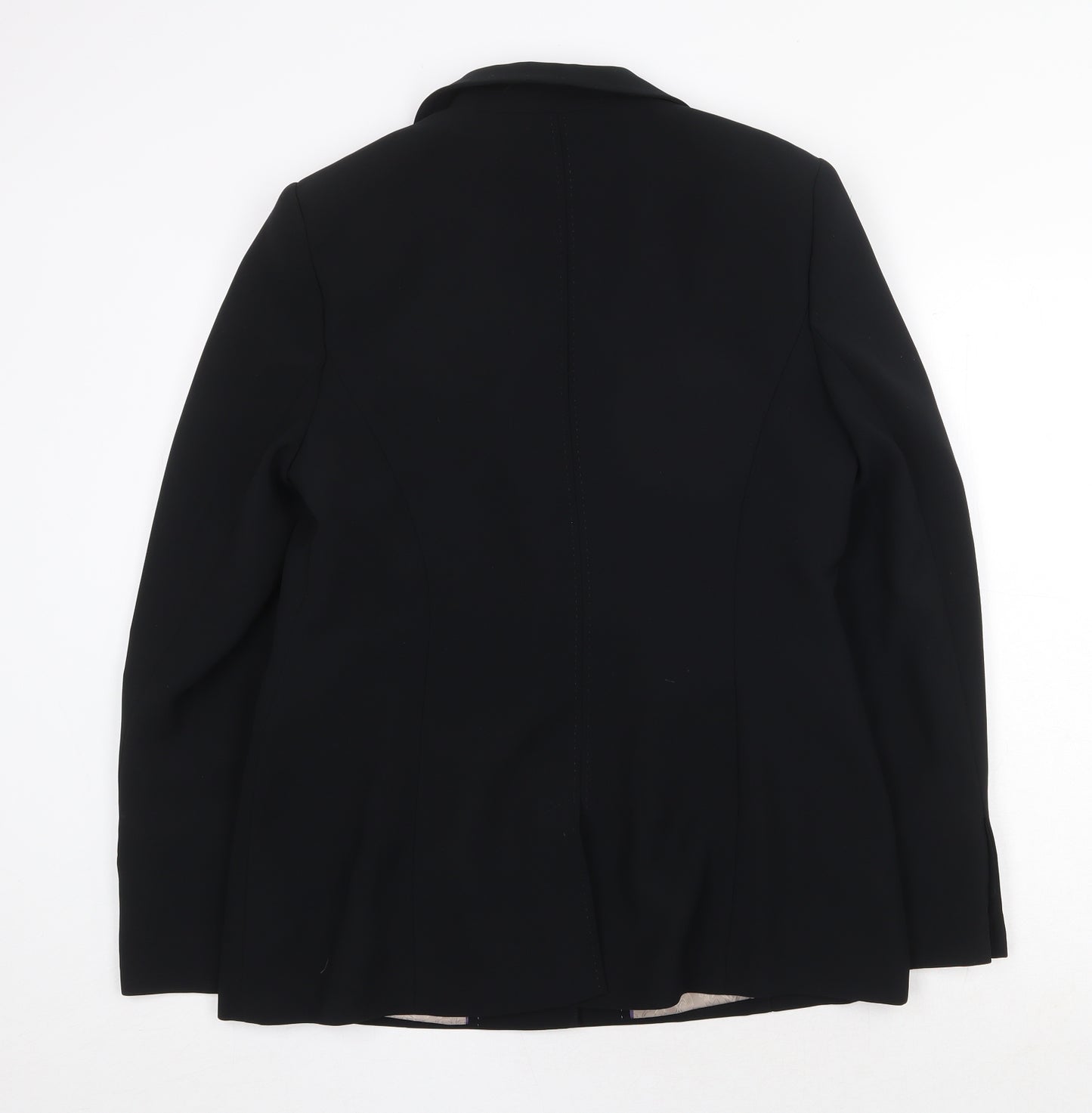 NEXT Womens Black Jacket Blazer Size 14 Button