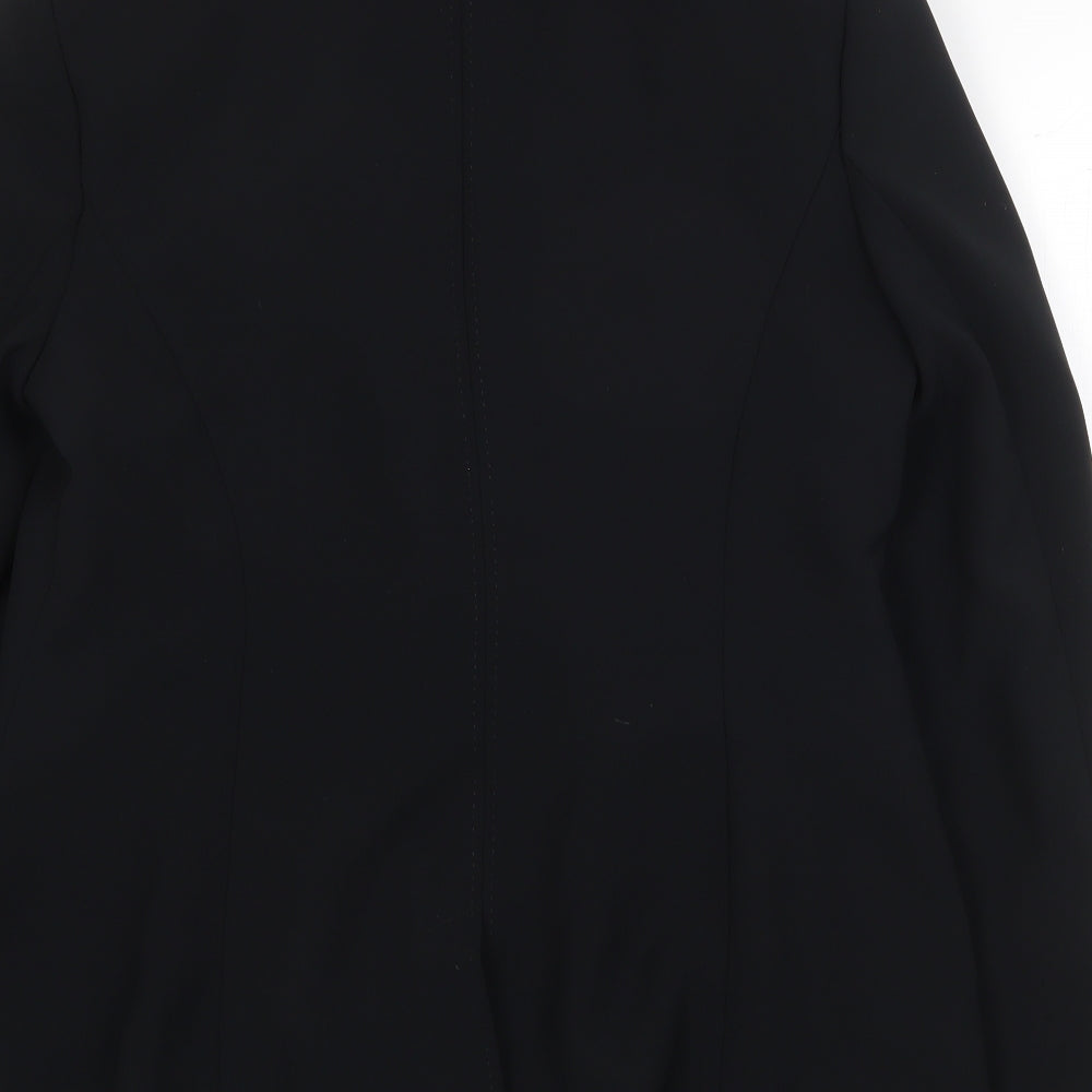 NEXT Womens Black Jacket Blazer Size 14 Button