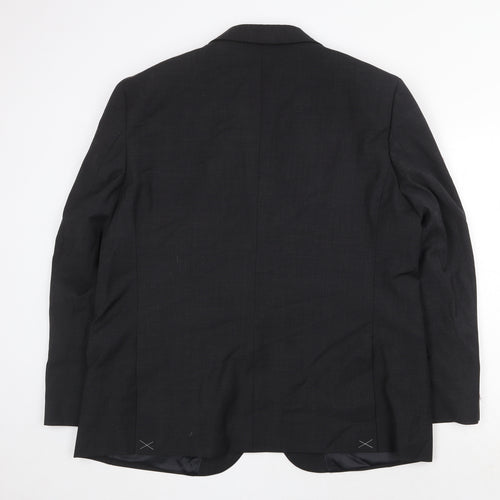 Marks and Spencer Mens Grey Wool Jacket Suit Jacket Size 46 Regular