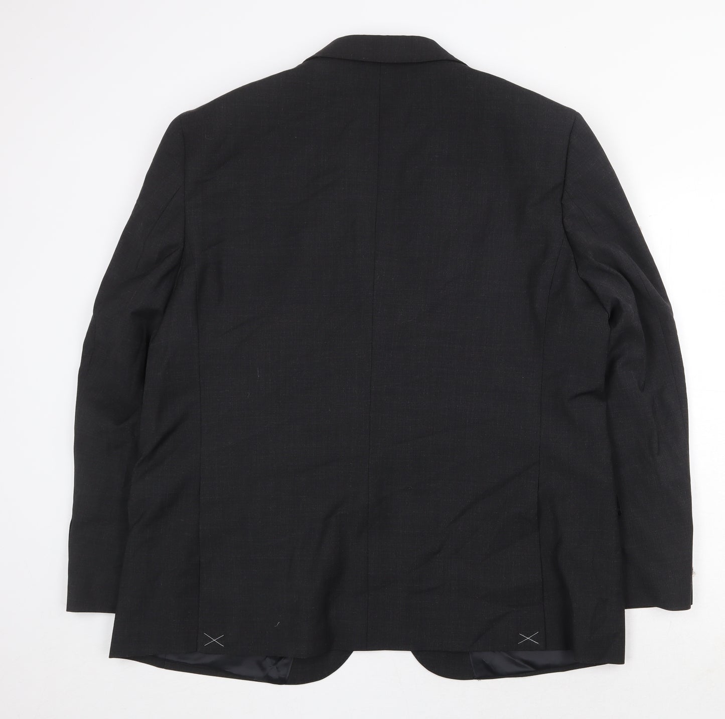 Marks and Spencer Mens Grey Wool Jacket Suit Jacket Size 46 Regular