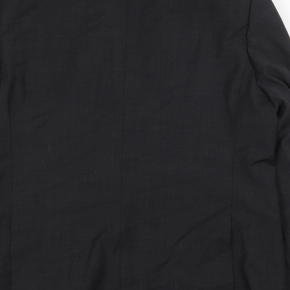 Marks and Spencer Mens Grey Wool Jacket Suit Jacket Size 46 Regular