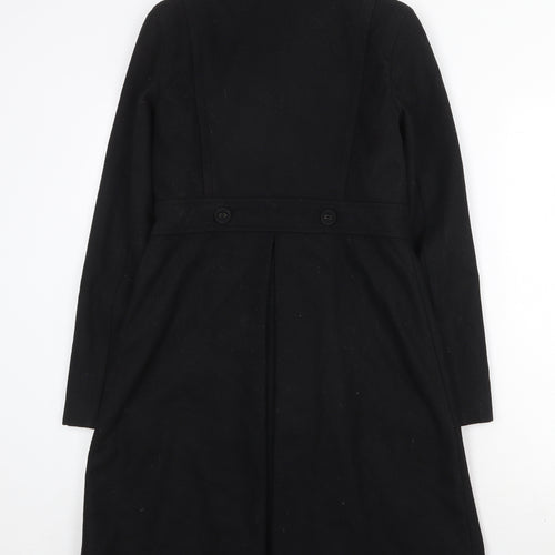 Gap Womens Black Overcoat Coat Size XS Button