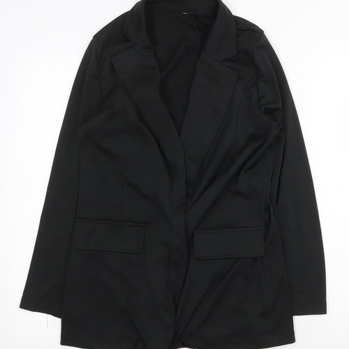 Preworn Womens Black Jacket Blazer Size S