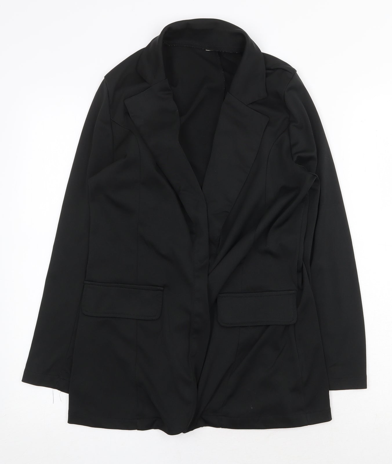 Preworn Womens Black Jacket Blazer Size S