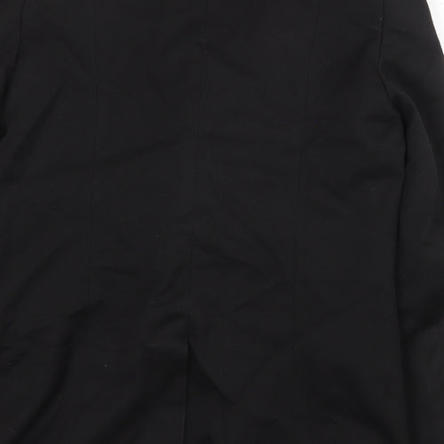 Stevensons Womens Black Jacket Blazer Size 12 Button