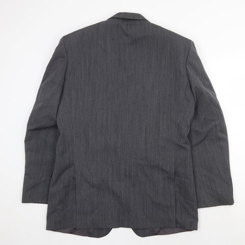Marks and Spencer Mens Grey Wool Jacket Suit Jacket Size 40 Regular