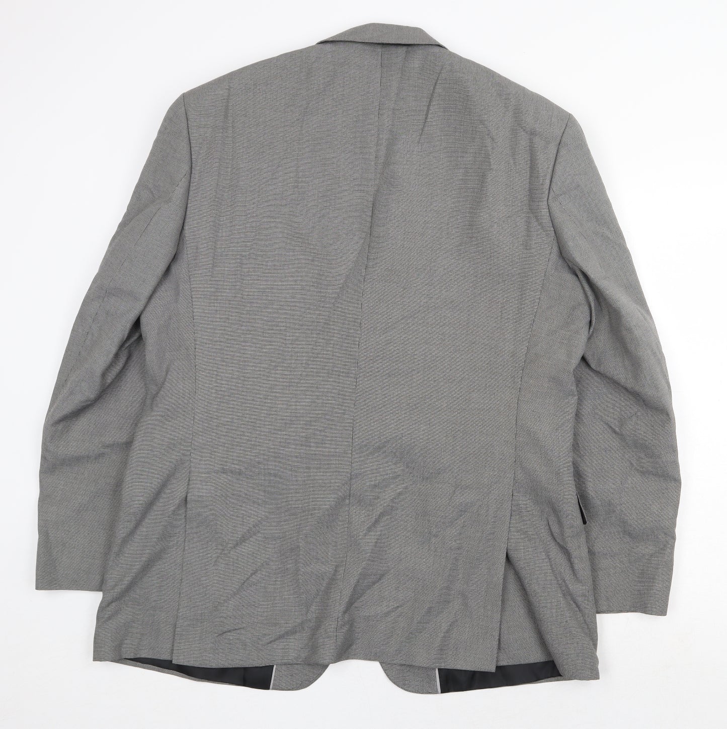 Burton Mens Grey Polyester Jacket Suit Jacket Size 46 Regular
