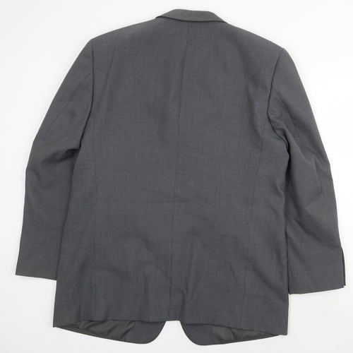 Taylor and Wright Mens Grey Polyester Jacket Suit Jacket Size 44 Regular