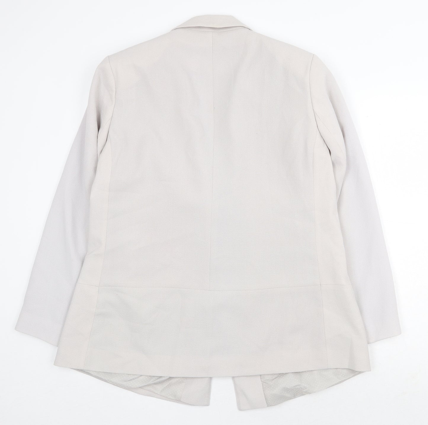 Ann Harvey Womens Grey Jacket Blazer Size 16