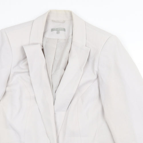 Ann Harvey Womens Grey Jacket Blazer Size 16