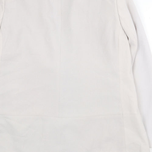 Ann Harvey Womens Grey Jacket Blazer Size 16