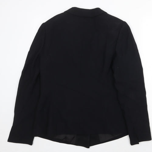 Paddy Campbell Womens Black Jacket Blazer Size 14 Button