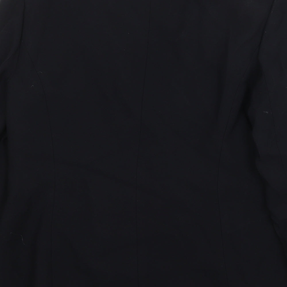 Paddy Campbell Womens Black Jacket Blazer Size 14 Button