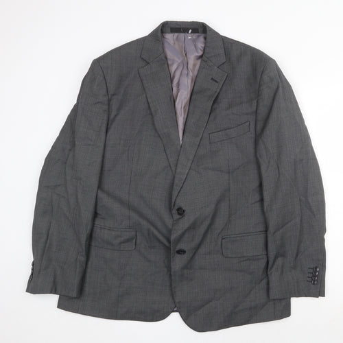 Marks and Spencer Mens Grey Wool Jacket Suit Jacket Size 44 Regular
