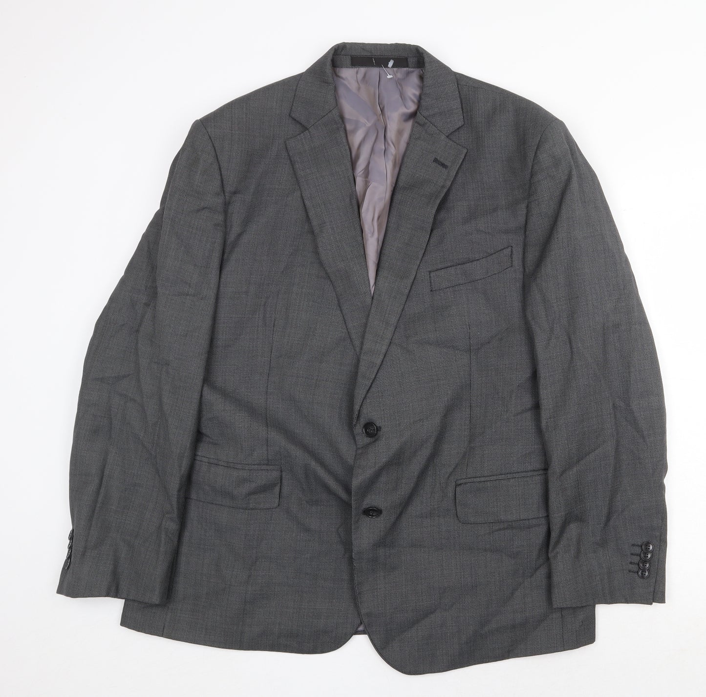 Marks and Spencer Mens Grey Wool Jacket Suit Jacket Size 44 Regular