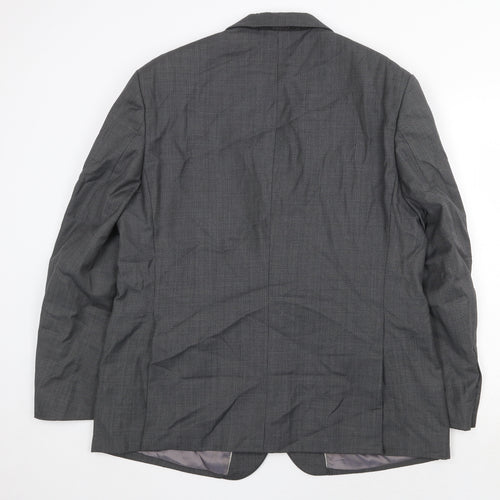 Marks and Spencer Mens Grey Wool Jacket Suit Jacket Size 44 Regular