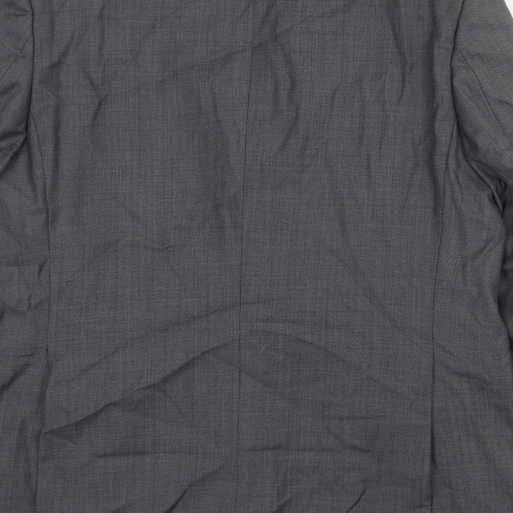 Marks and Spencer Mens Grey Wool Jacket Suit Jacket Size 44 Regular