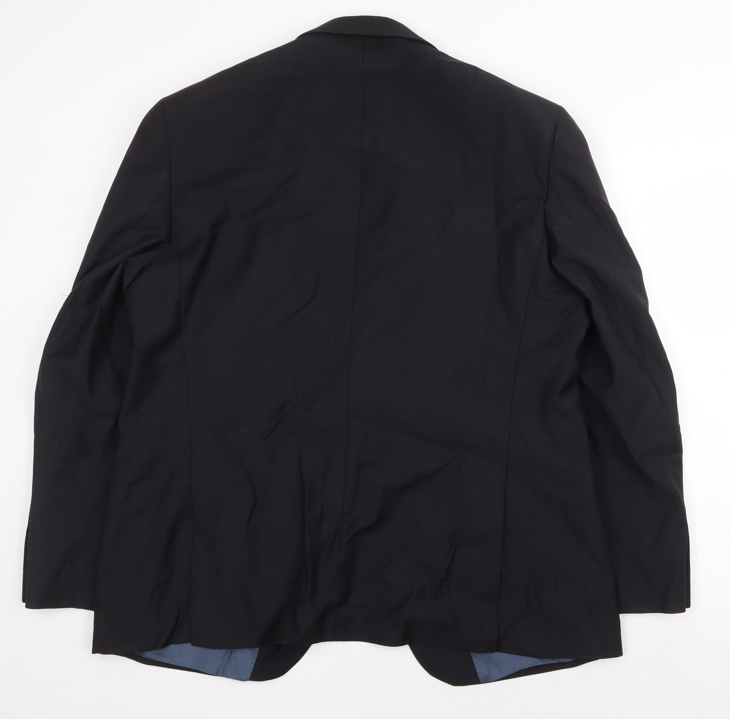 Marks and Spencer Mens Black Wool Jacket Suit Jacket Size 44 Regular