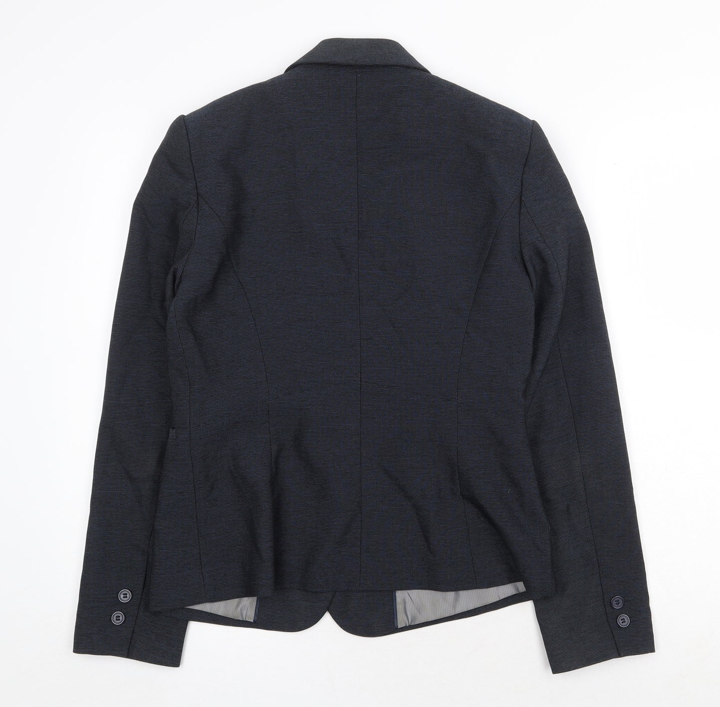 NEXT Womens Blue Polyester Jacket Blazer Size 10
