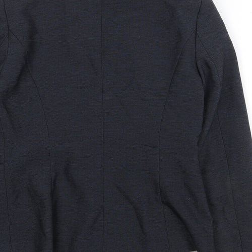 NEXT Womens Blue Polyester Jacket Blazer Size 10