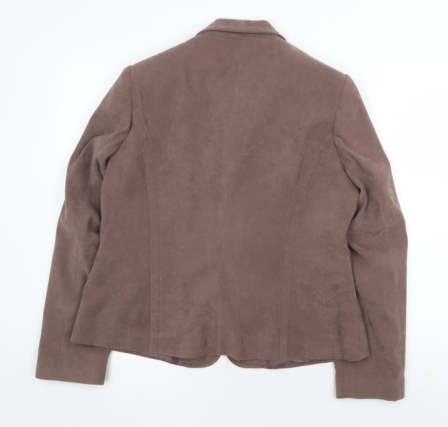 Bonmarché Womens Brown Jacket Size 14 Zip