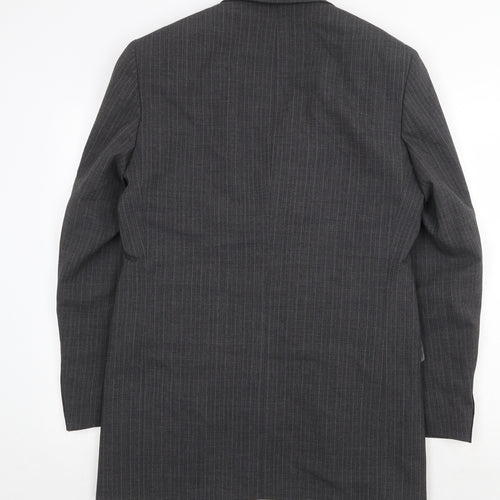 Marks and Spencer Mens Gold Striped Polyester Jacket Suit Jacket Size 40 Regular